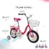 صورة دراجة بنات مقاس 12 إنش بتصميم جذاب